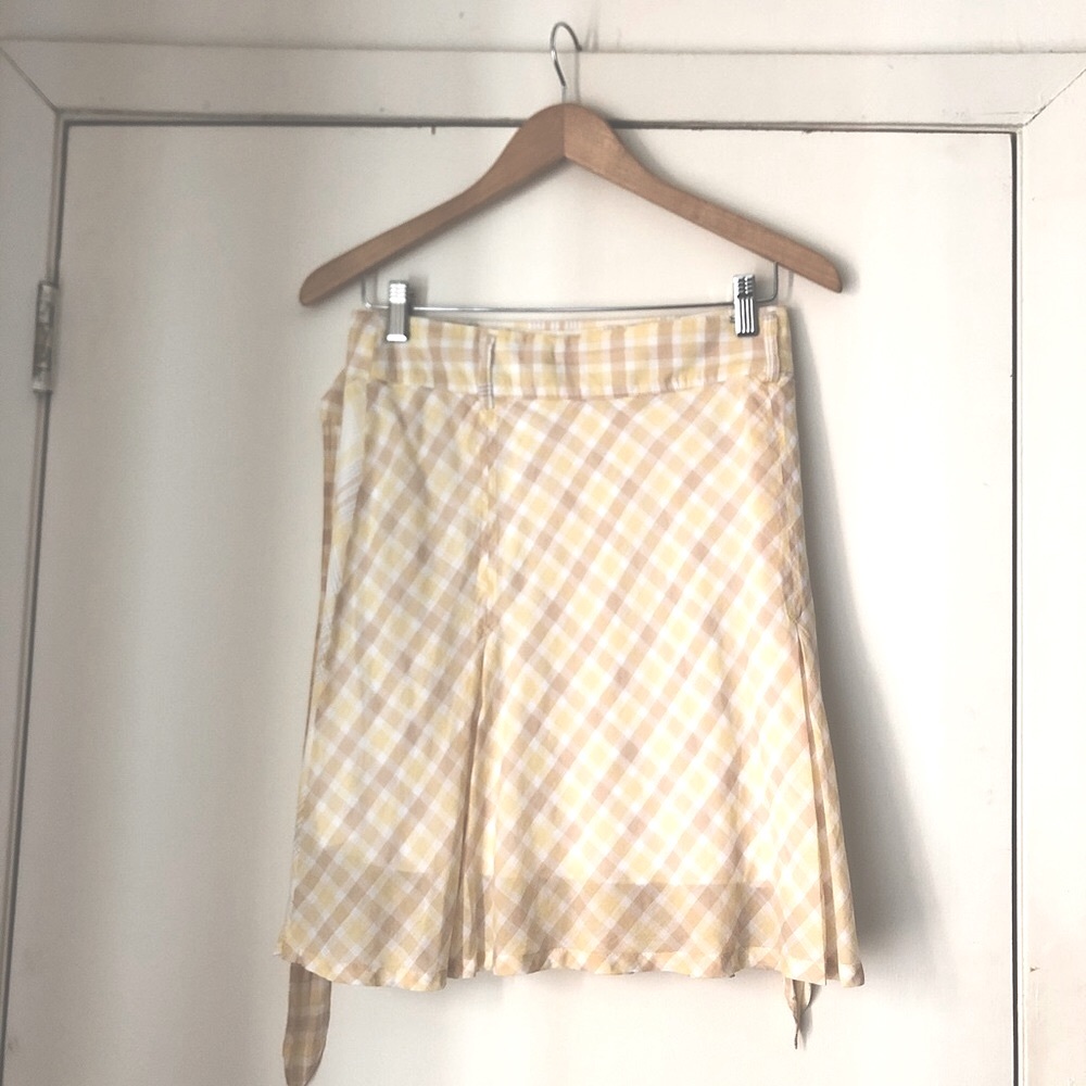 Deisel Wrap Around Belted Breezy Pattern Skirt - image 2